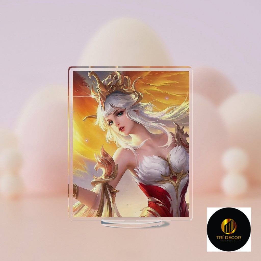 Móc Khoá, Mô Hình Standee Honor of Kings Trang Trí Bàn Học, Làm Việc