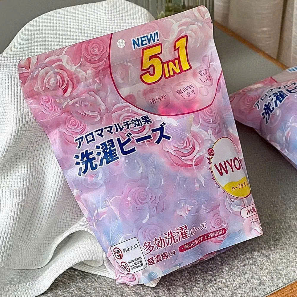 [Rẻ vô địch] Túi viên giặt nén 50 viên,viên giặt hương thơm nước hoa 5 IN 1,nội địa trung