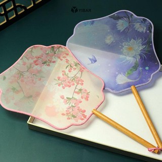 Yibar Trung Quốc Chuối Tay Quạt Vintage Pring Lụa Cổ Đại sel Dance Tay Quạt Sườn Xám Tang Phù Hợp Với Đám Cưới Phụ Kiện Mới