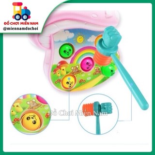 [CÓ ĐÈN NHẠC] Đồ chơi đập thú mini dành cho bé