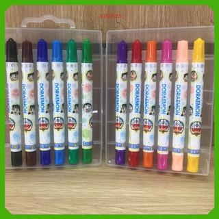 Bút sáp vặn Doraemon Thiên Long Colokit - 12/18/24 màu -TCR-C007/DO- TCR-C008/DO- TCR-C009/DO an toàn cho trẻ em