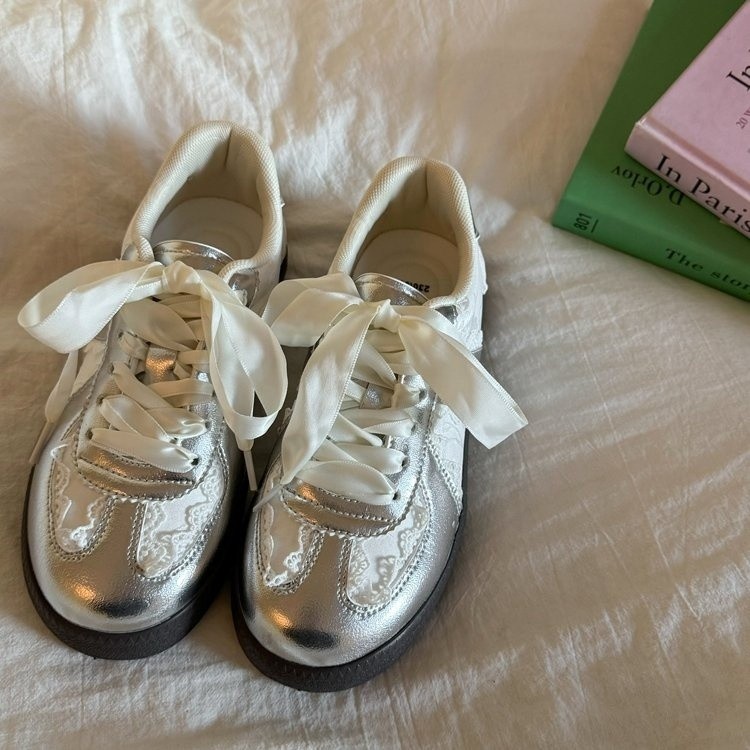 JINxCHOY SHOES Thời trang retro tất cả các kết hợp giày thể thao thường Ngày mùa thu mẫu mới Ngọt Ng