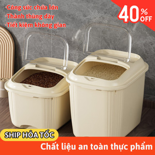 Thùng Gạo SG DECOR Chịu Lực Tốt, Nhựa Bền Chắc, Nắp Đậy Kín, Giữ Gạo Khô Thoáng, An Toàn Cho Nhà Bếp