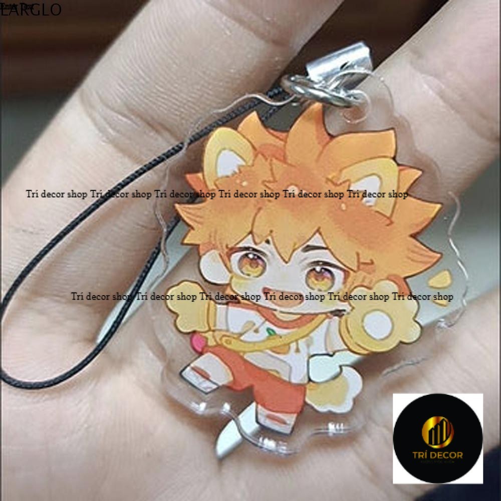 Dây chuyền điện thoại di động LARGLO Haikyuu, Mặt dây chuyền điện thoại Shoyo Hinata Tobio Kageyama 
