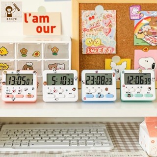 Đồng Hồ Bấm Giờ LED Điện Tử Mini Đồng Hồ Đếm Ngược Báo Thức Hẹn Giờ Học Tập Nấu Ăn