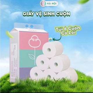 Giấy vệ sinh có lõi cuộn Top Gia, khăn giấy lau 3 lớp siêu dai và không bị mủn