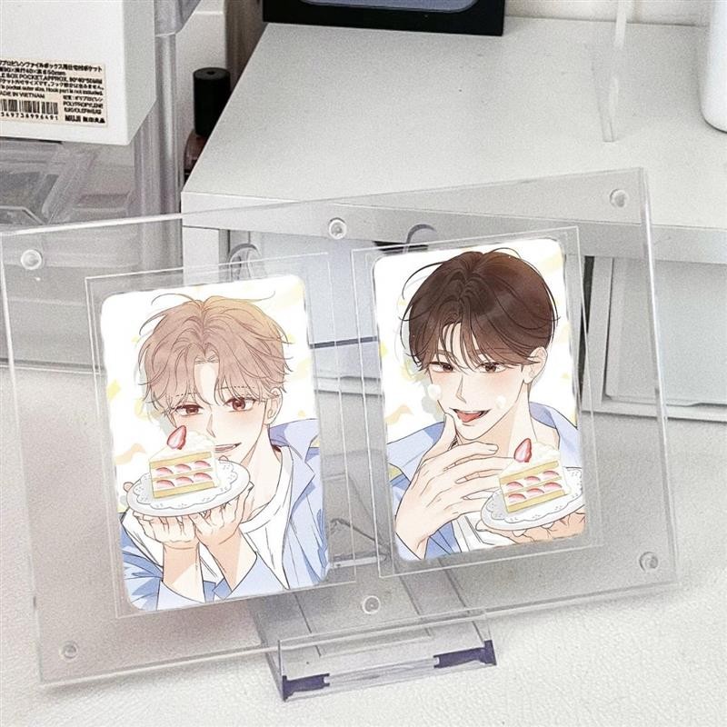 Bộ sưu tập người 3162 Truyện tranh Hàn Quốc Alpha Trauma Photocard Bánh dâu 10cm Thẻ tự chế Zenwooye
