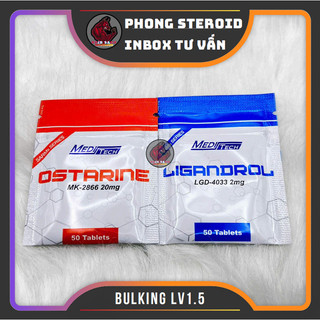  COMBO TĂNG CƠ TĂNG CÂN  LV1.5 OSTARINE - LIGANDROL - CHÍNH HÃNG MEDITECH GÓI 50 VIÊN 
