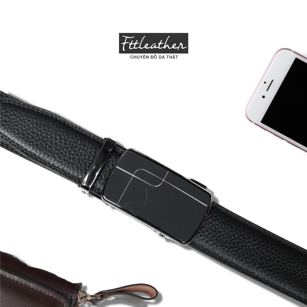 Thắt lưng nam FTTLeather chất lượng cao cấp dây da bò thật mã DF220405 FTT