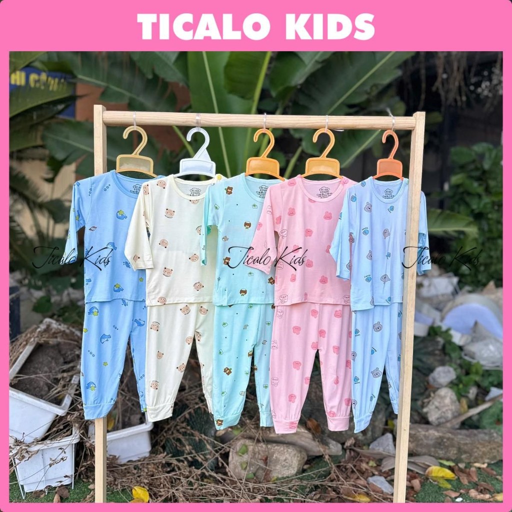 [NT KIDS] Bộ Quần Áo Dài Tay Cho Bé - MÀU SẮC, HỌA TIẾT - Chất Thun Lạnh, Mềm Mịn