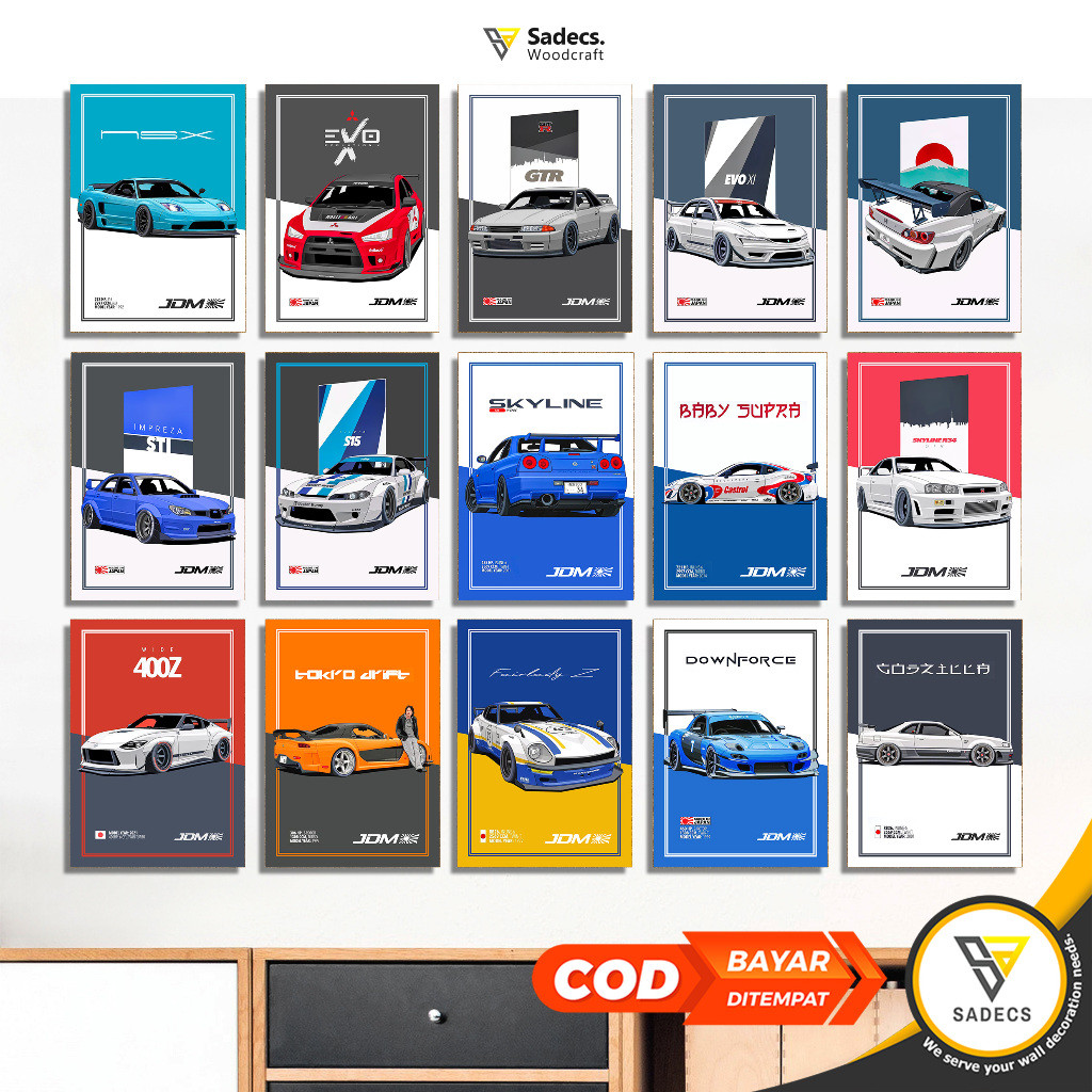 TRANH FOMEX ⭐️ Poster Xe JDM Cars - Kích Thước 20x28 cm Dày 5mm - Tranh Treo Tường - Wall Decor - Fr