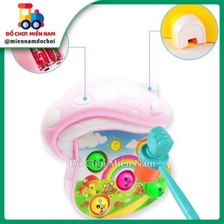[CÓ ĐÈN NHẠC] Đồ chơi đập thú mini dành cho bé