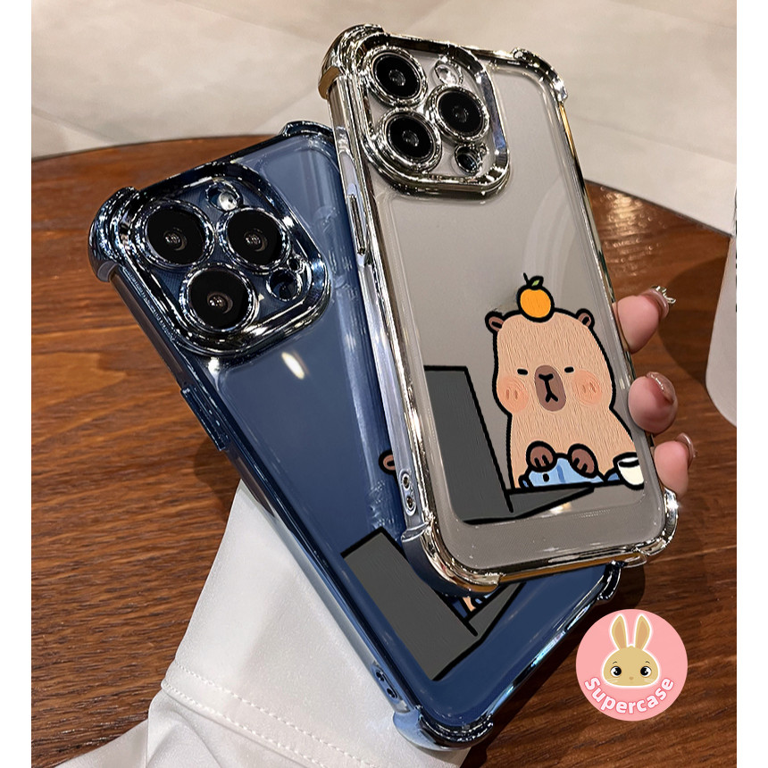 Ốp điện thoại làm việc Capybara dễ thương thời trang cho iQOO 15 Neo 11 10 Pro Plus Z10 Turbo Pro iQ