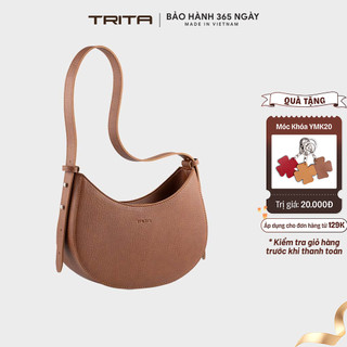 Túi Trita (Thời trang nữ dáng bán nguyệt size 24 - Túi đeo vai da RHN156)