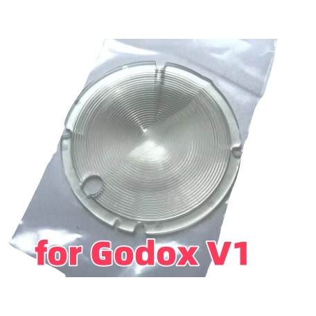 1 Chiếc Cho Godox V1 Đầu Trước Kính Fresnel Bảng Khuếch Tán Tấm Flash Tròn Cover Unit V1C V1N V1S V1