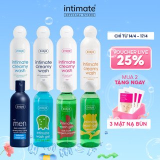Dung Dịch Vệ Sinh Phụ Nữ Intimate ZIAJA Xuất Xứ Ba Lan Giúp Dưỡng Ẩm, Khử Mùi, Se Khít Dung Tích 200ml