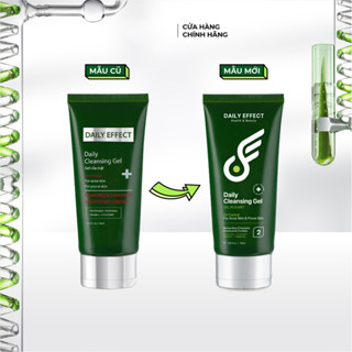  Sữa Rửa Mặt Dạng Gel Daily Effect Làm Sạch Bụi Bẩn Dầu Nhờn Cân Bằng Độ Ph Cho Da 120ml 