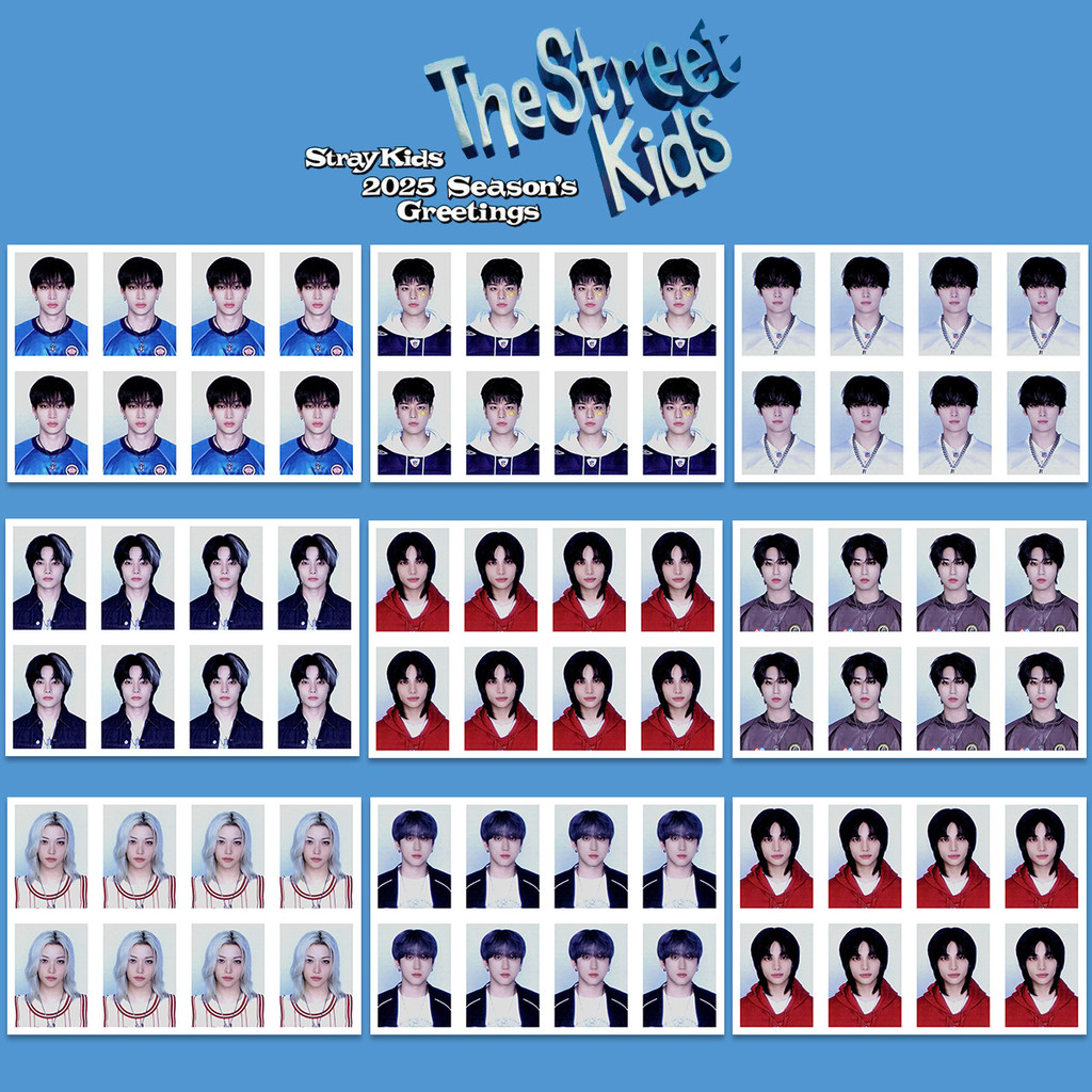 KPOP STRAY KIDS ID PHOTO ID Thẻ Nhận Dạng Ảnh Photocards Trường HD Thẻ Tập Thể Giấy Chứng Nhận Hình 