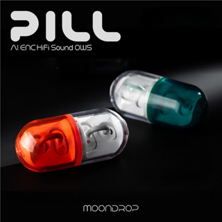 MoonDrop PILL Music Capsule OWS Tai Kẹp Tai Nghe Không Dây BT 6.0 Thể Thao Chạy Bộ Tai Nghe Nâng Cấp Mới