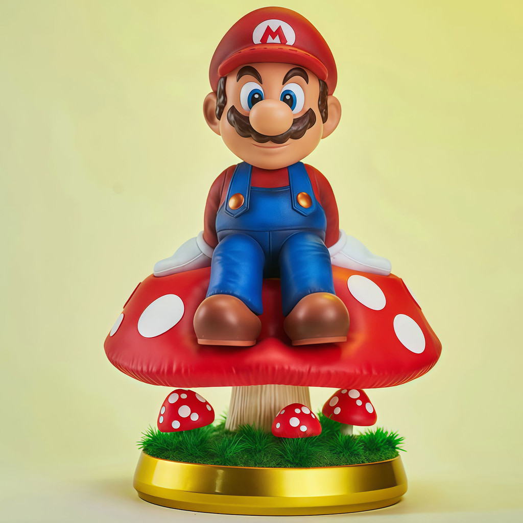 【HÀNG SẴN】Nintendo UN Picking Mushroom Mario Hình Mario [Giới hạn độc quyền] Hình nhân vật Búp bê ha