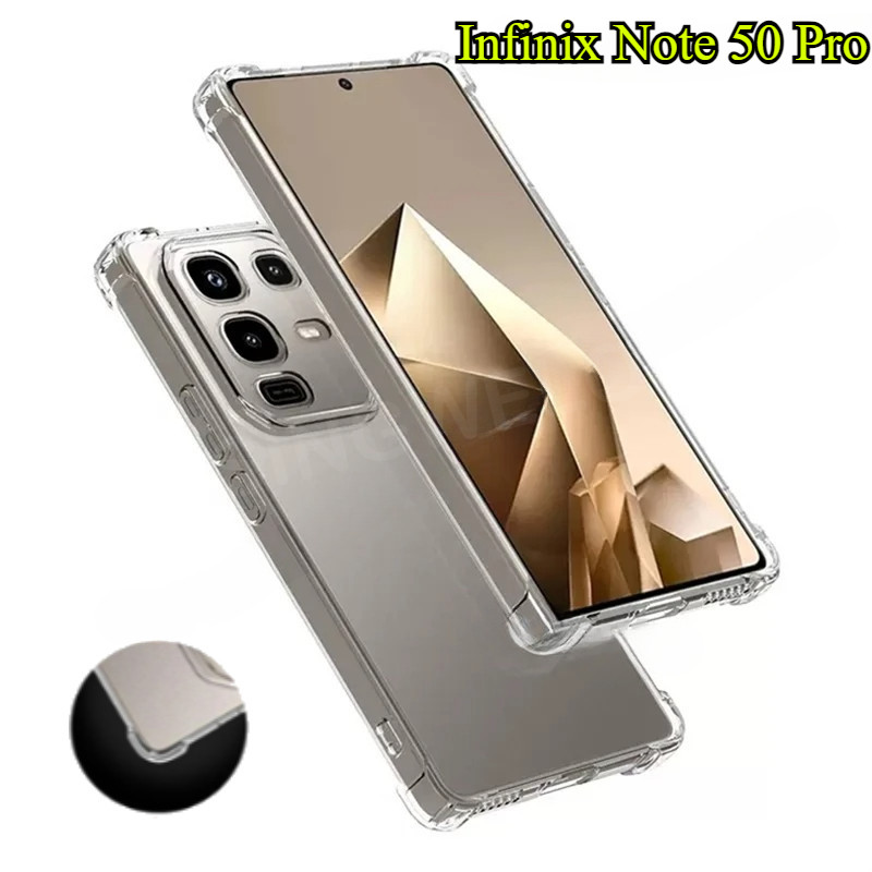 Ốp lưng chống sốc trong suốt Infinix Note 50 Pro 2025 cho Infinix Note50 50Pro Note 50 Pro + 50X 50S