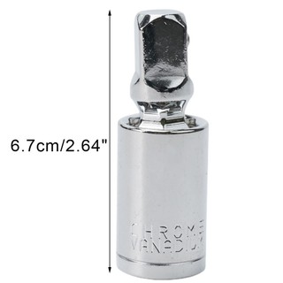 Universal-Joint 360°Ratchet Angle Extension Bar Socket Adapter 1/4 3/8 1/2