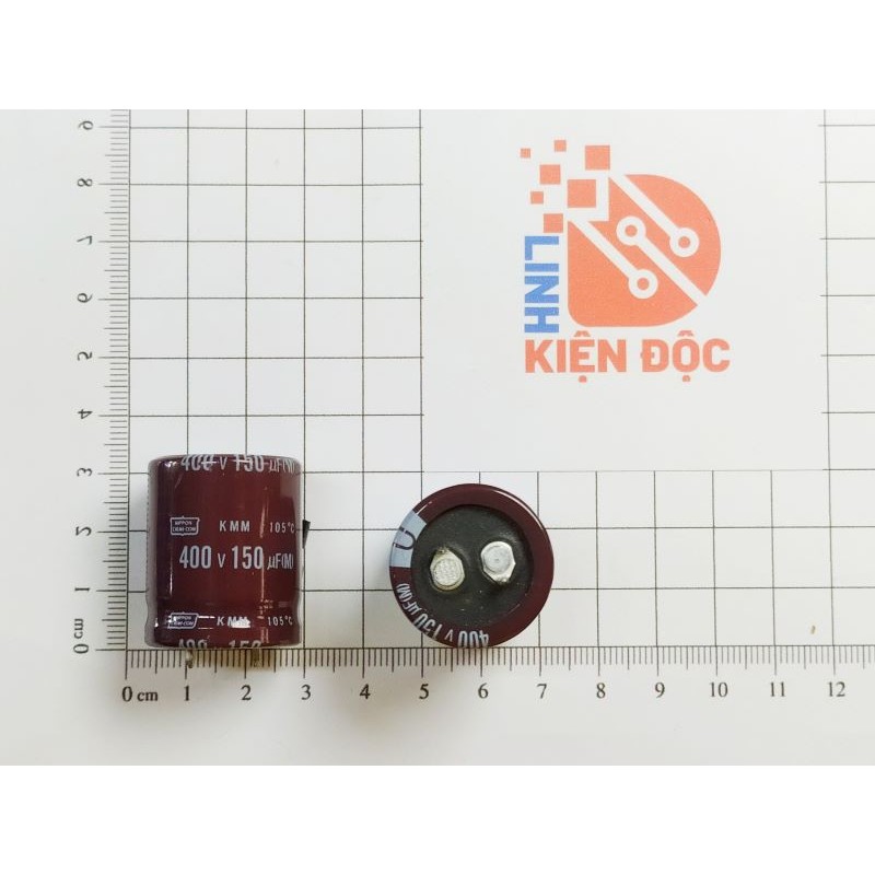 Tụ Hóa 150UF 400V NIPPON  kích thước 25x30mm