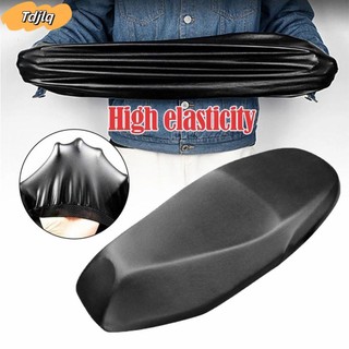 Vỏ bọc ghế xe máy TDJLQ, Đệm xe tay ga chống nắng chống trượt chống thấm nước, Bảo vệ ghế chống bụi màu đen thoáng khí đa năng Phụ kiện xe máy
