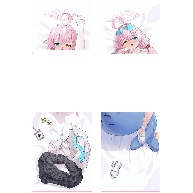 Takanashi Hoshino Blue Archive Cosplay Dakimakura 2WAY Ôm Thân Gối Nhật Bản Otaku Gối Đệm