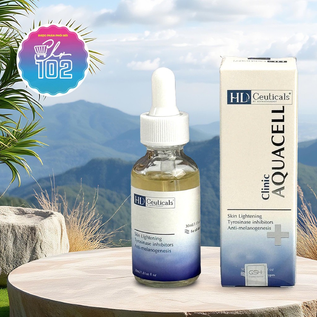 Nước thần phục hồi trắng sáng HD Ceuticals Aquacell 30ml