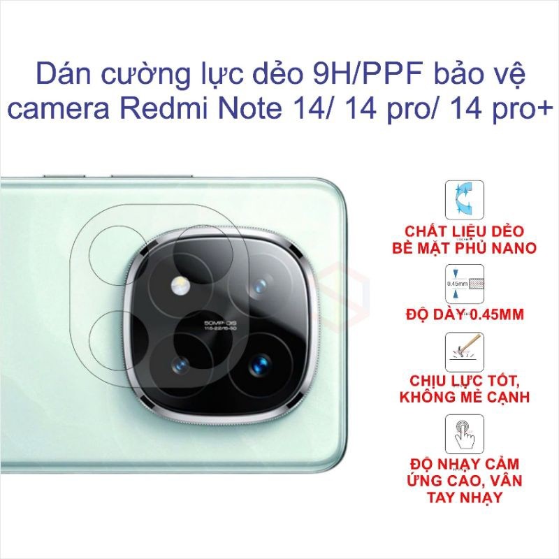 (redmi note 14/14Pro/14Pro+/13/12...) Dán bảo vệ camera Xiaomi Redmi note 14/14pro/14pro+ xalashop