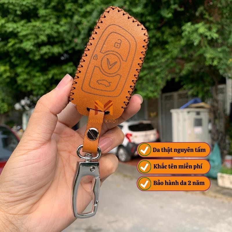 Bao Da Chìa Khóa Xe Vinfast LuxA/SA da nhập khẩu, khâu thủ công
