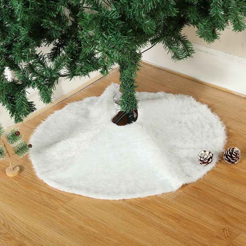 Phụ kiện Cây thông Noel: Thảm đỏ, Thảm lông trắng Ông già Noel Lily's Decor