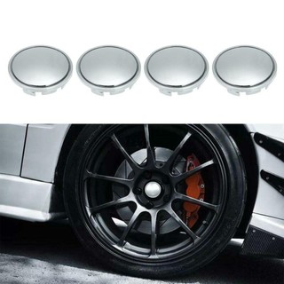 Set 4 Nắp Đậy Trục Bánh Xe Hơi 56mm Bằng ABS Màu Chrome Thông Dụng