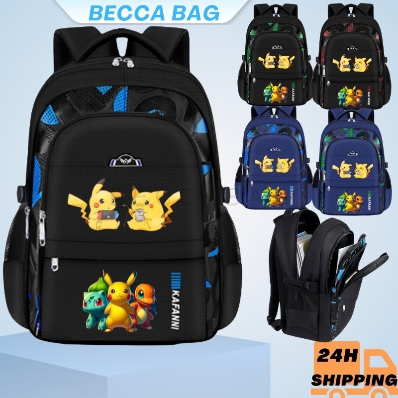 Beeca bag balo đi học cặp học sinh cấp 1 cặp học sinh  bé trai Túi học sinh chống gù balo chống thấm