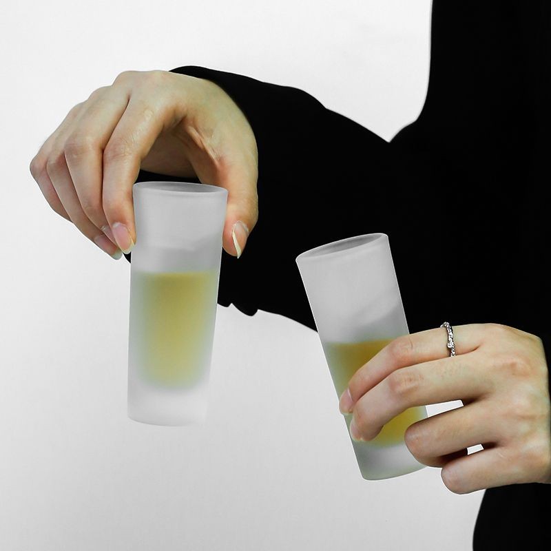 Ly Jager bằng kính mờ, ly shot, ly một shot, ly bánh bao B52, ly uống cầu vồng, ly chia sẻ ở quán ba