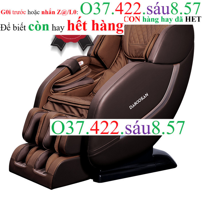 Ghế Massage DAIKIOSAN DKGM-10003 - Công Nghệ Massage 3D Mô Phỏng Bàn Tay Thật SP xịn bằng ghế showro