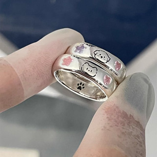 Phim Hoạt Hình Nhẫn Mèo Con Con Chó Con Mô Hình Vài Nhẫn Cho Bạn Bè Vòng Tay Món Quà