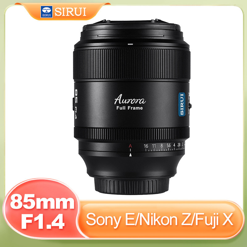 Sirui 85mm f1.4 Full Frame Lấy nét cố định Chân dung Tự động lấy nét Ống kính khẩu độ lớn cho máy ảnh không gương lật Sony E Fujifilm XF Nikon Z