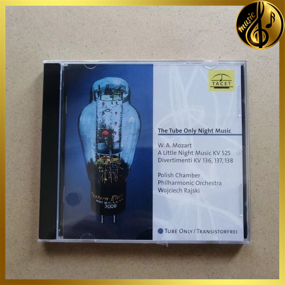 Original TACET The Tube Only Night Music Wolfgang Amadeus Mozart  [Sealed] Brand New Classic Music