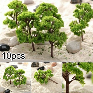 Set 10 Mô Hình Cây Cảnh 9cm Trang Trí
