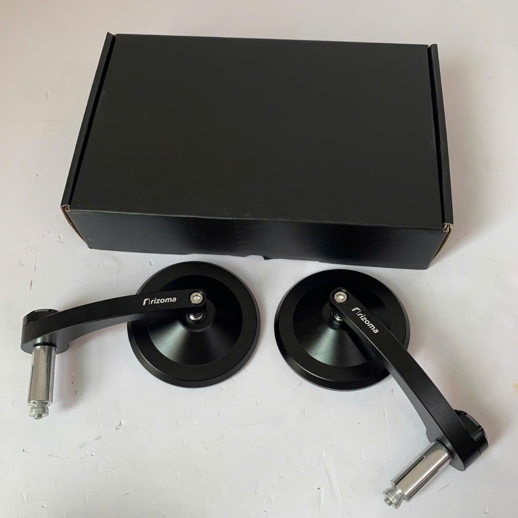 Gương gù xe máy classic cafe racer gương gù gắn ghi đông cao cấp mã R9