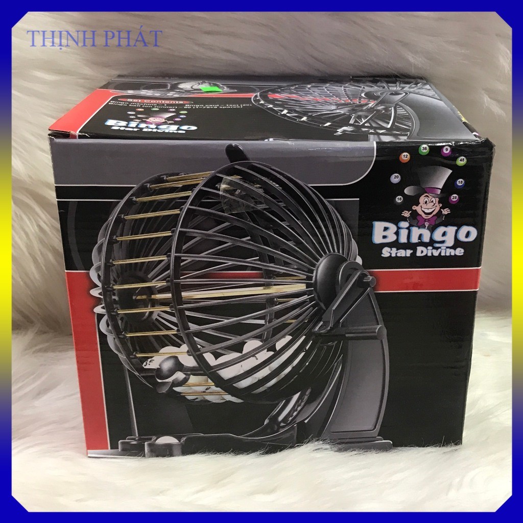 BỘ ĐỒ CHƠI BINGO LOTO 75 SỐ lồng sắT