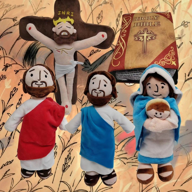 Rytanda Arab Jesus Maria Đồ chơi sang trọng Kinh thánh Maria Chúa Giêsu Búp bê sang trọng Hình Ả Rập