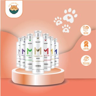 Sữa Tắm Cao Cấp Cho Chó Mèo Yaho M Royal Care, Tắm Sạch Giúp Mượt Lông Bồng Bềnh 500ml Và Xúc Xích