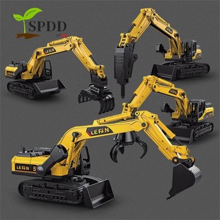 Spdd Mô Hình Xe Kỹ Thuật: Ô Tô, Máy Xúc, Máy Khoan, Cần Cẩu, Xe Ủi, Xe Tải Quán Tính, Quà Giáng Giáo Dục Cho Bé Trai