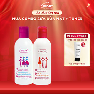 Nước cân bằng cho da dầu mụn Ziaja Nuno Tonik Normalizujacy không gây kích ứng cho da 200ml