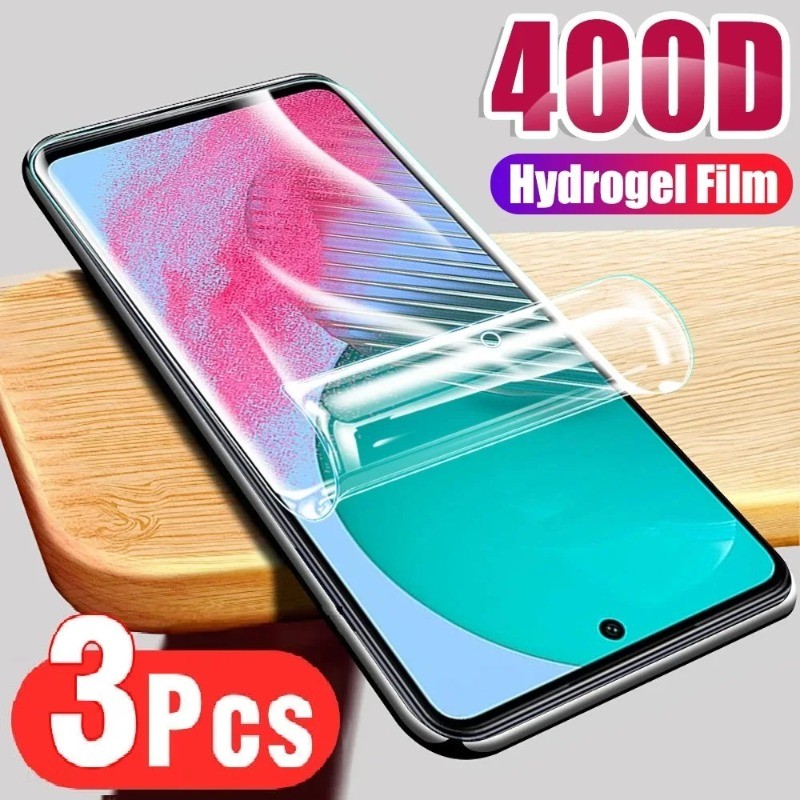 OnePlus13 OnePlus12 OnePlus11 3 Chiếc 400D HD Trong Suốt Mềm Hydrogel Cho OnePlus 13 13R 13S 13T 12 