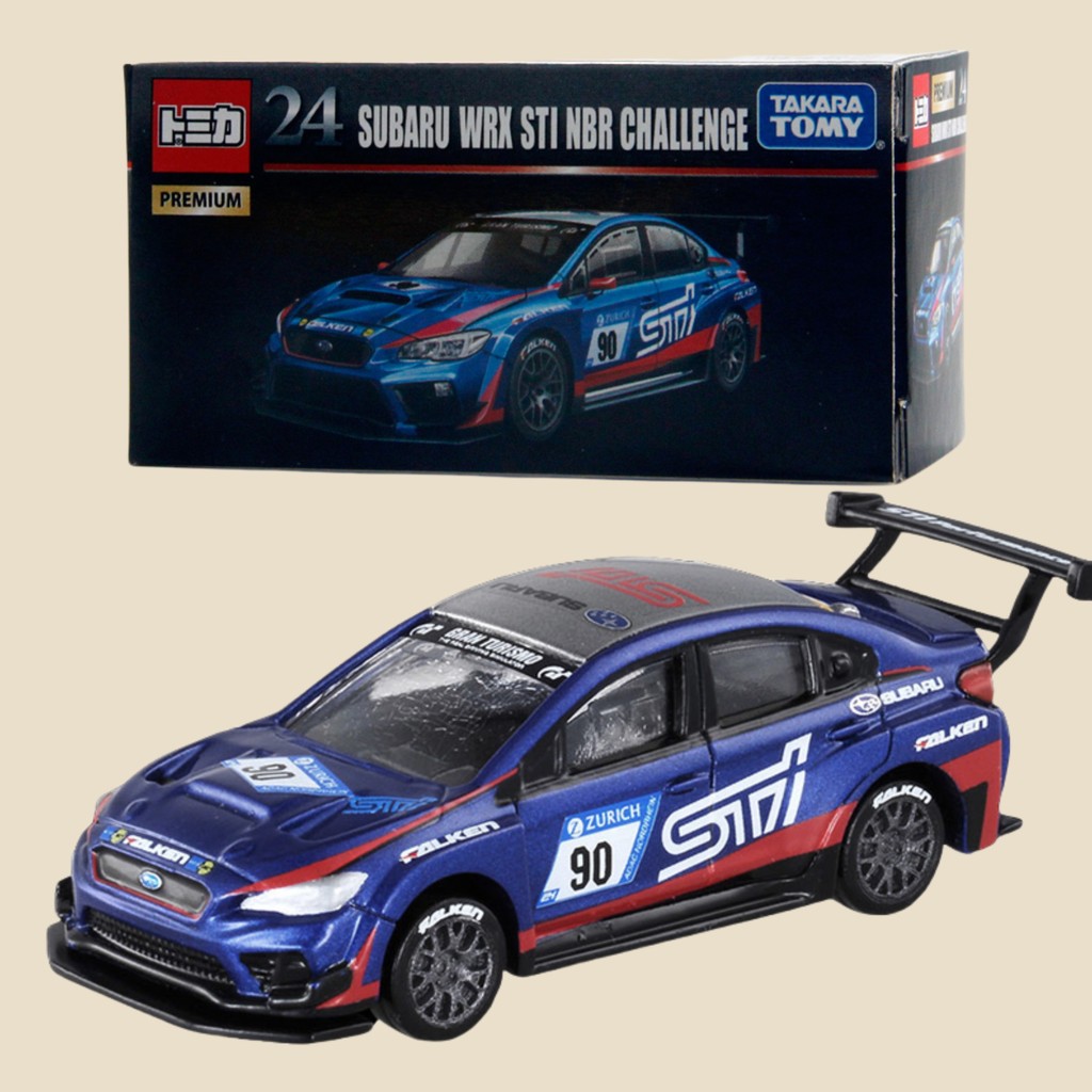Mô hình xe ô tô diecast màu xanh TOMICA Subaru BRZ - đồ chơi thu nhỏ chính hãng cho người sưu tầm và