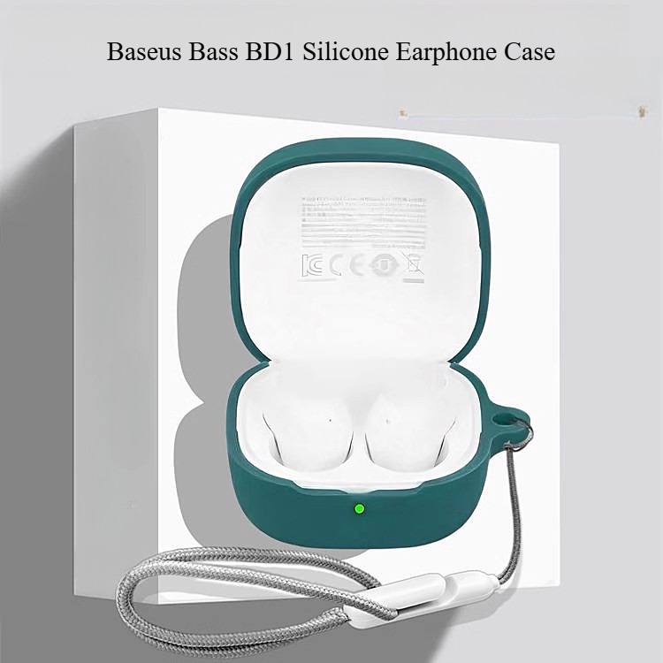 Cho Baseus Bass BD1 Ốp Lưng Tai Nghe Bảo Vệ Chống Sốc Có Thể Giặt Tai Nghe Silicon Mềm Vỏ Tai Nghe D